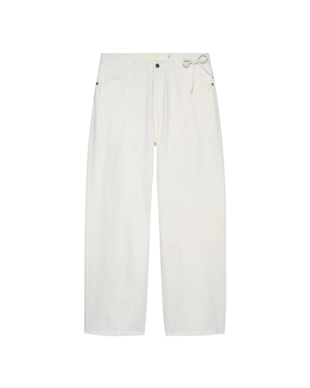 New Amsterdam Surf Association White Wide Jeans for men