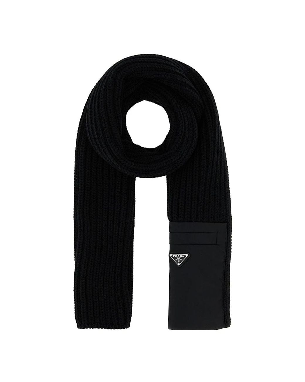 Prada Black Winter Scarves for men