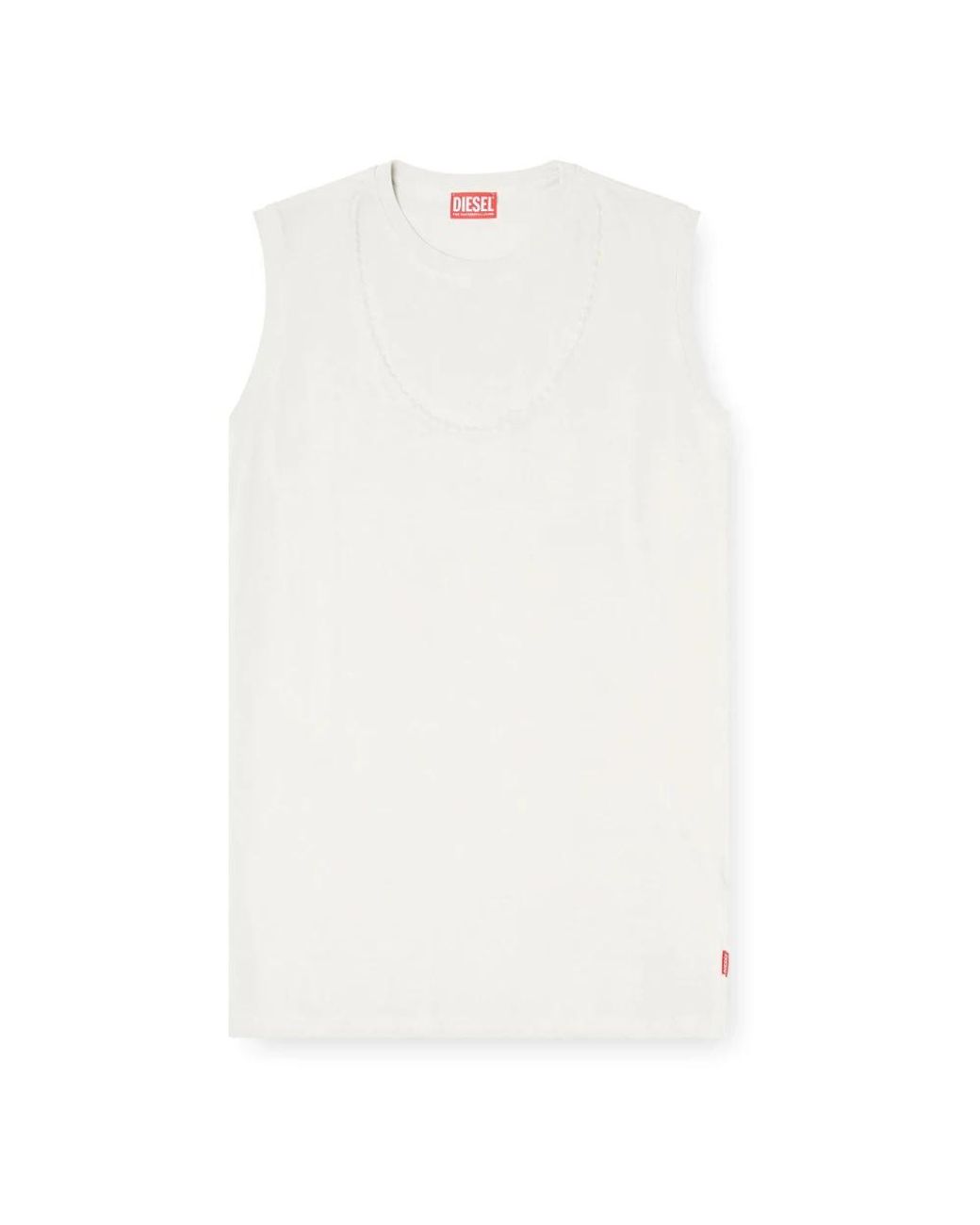 DIESEL White Short Dresses for men