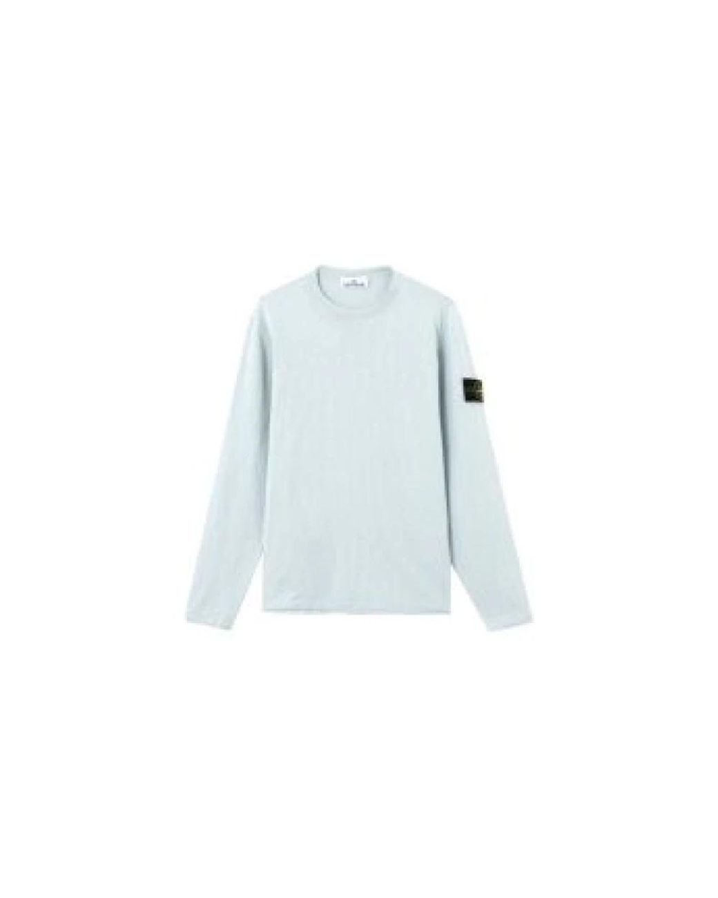 Stone Island Blue Round-Neck Knitwear for men