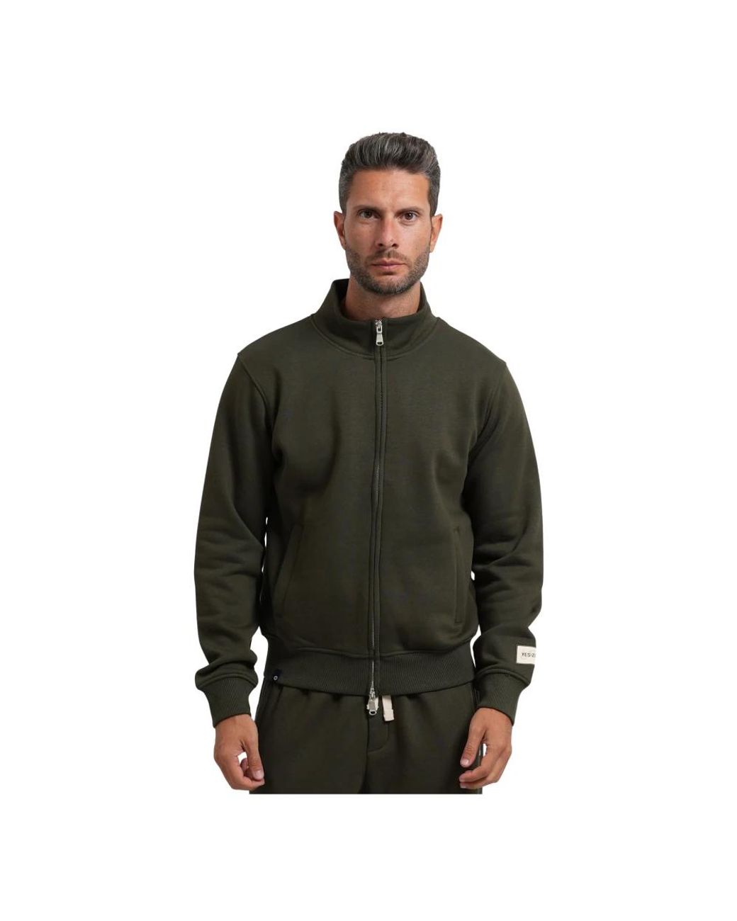 Yes Zee Green Zip-Throughs for men