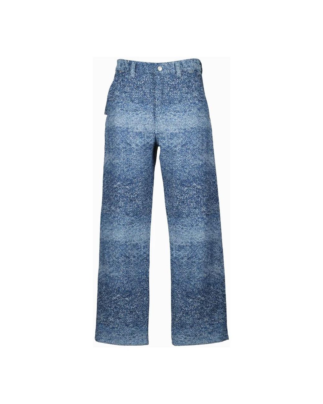 Dior Blue Wide Jeans for men