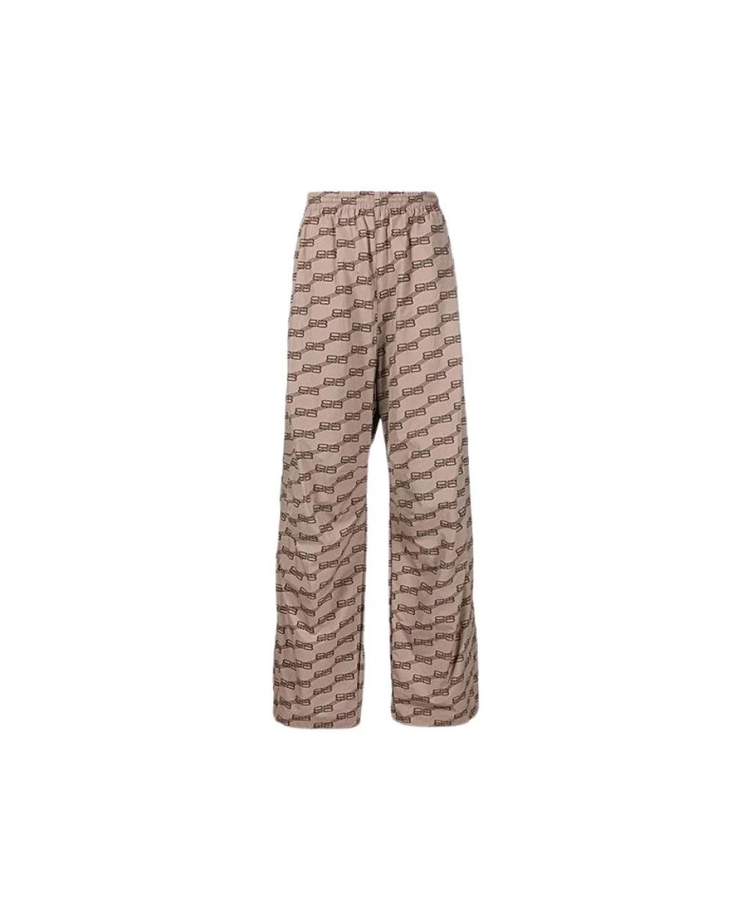 Balenciaga Natural Wide Trousers for men