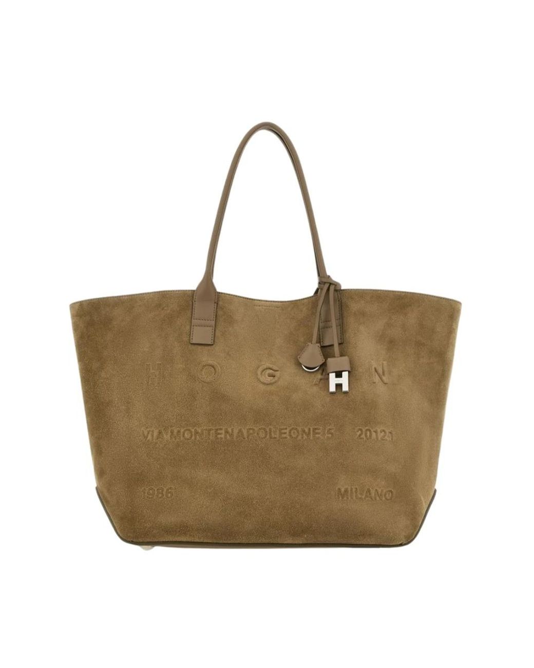 Hogan Brown Shopping Bags