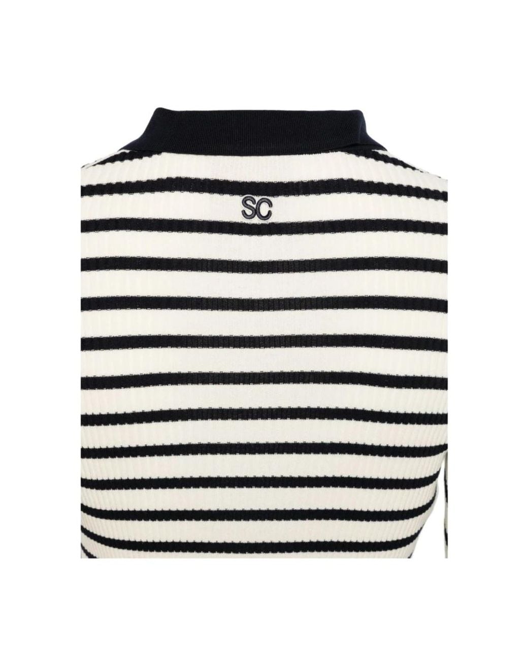 Semicouture Black Polo Shirts