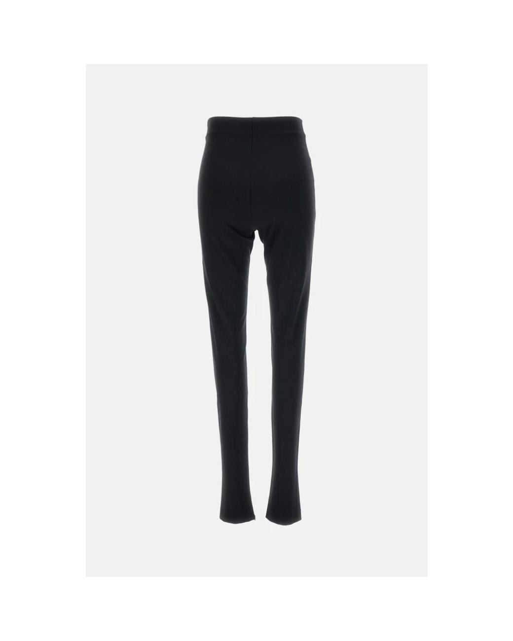 ANDAMANE Black Slim-Fit Trousers