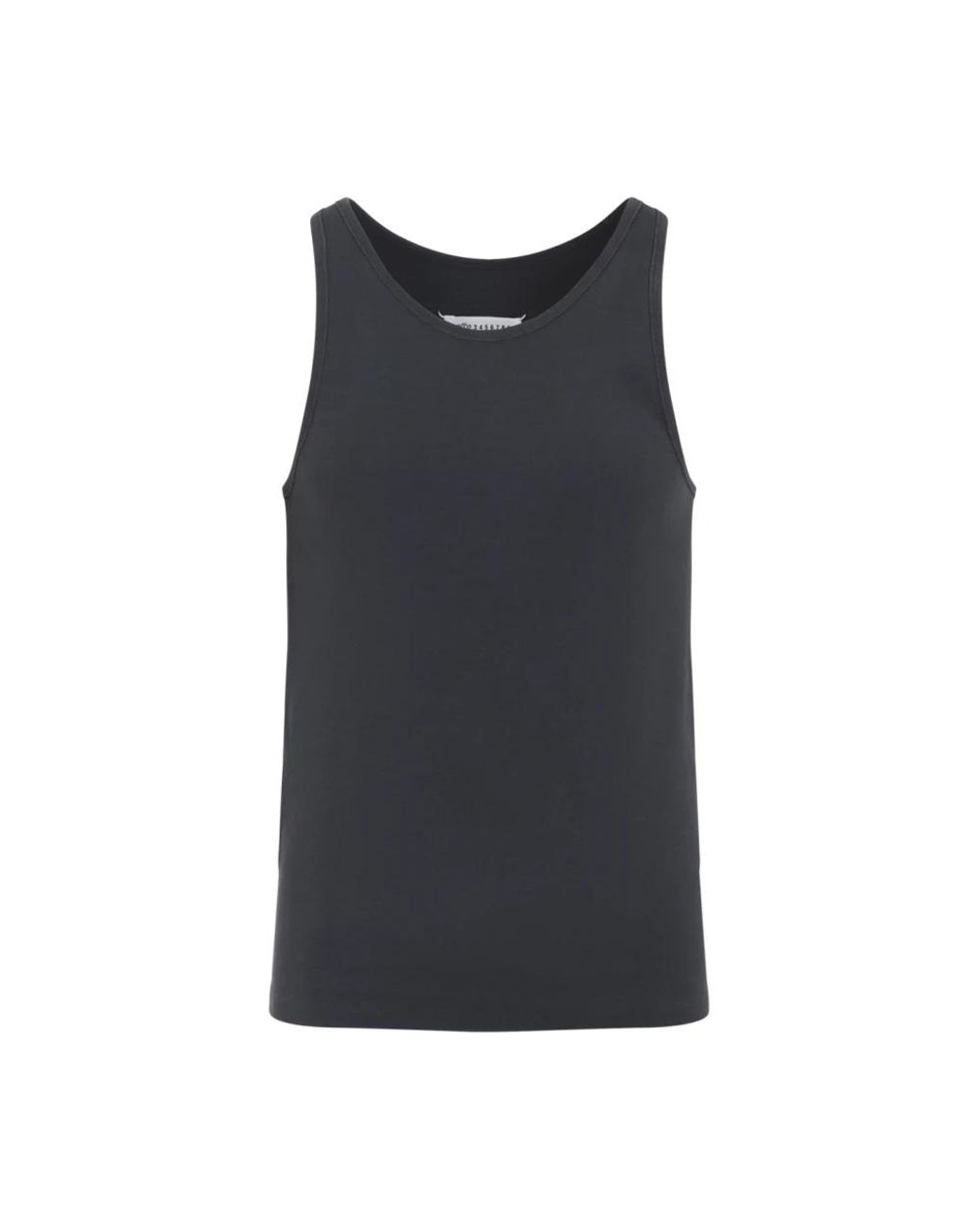 Maison Margiela Black Sleeveless Tops for men