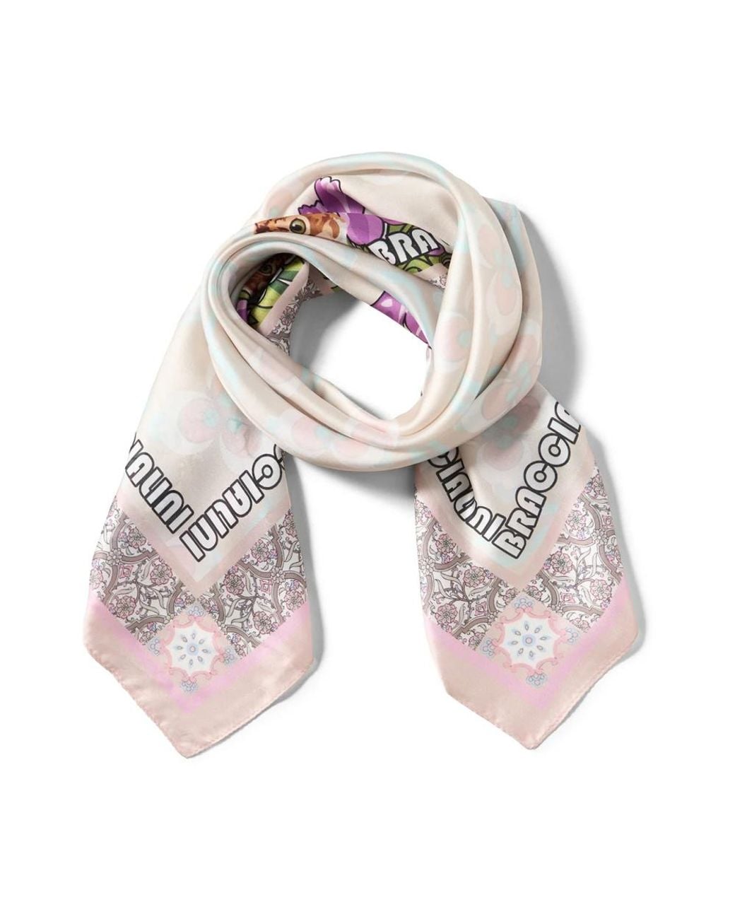 Braccialini Pink Silk Scarves