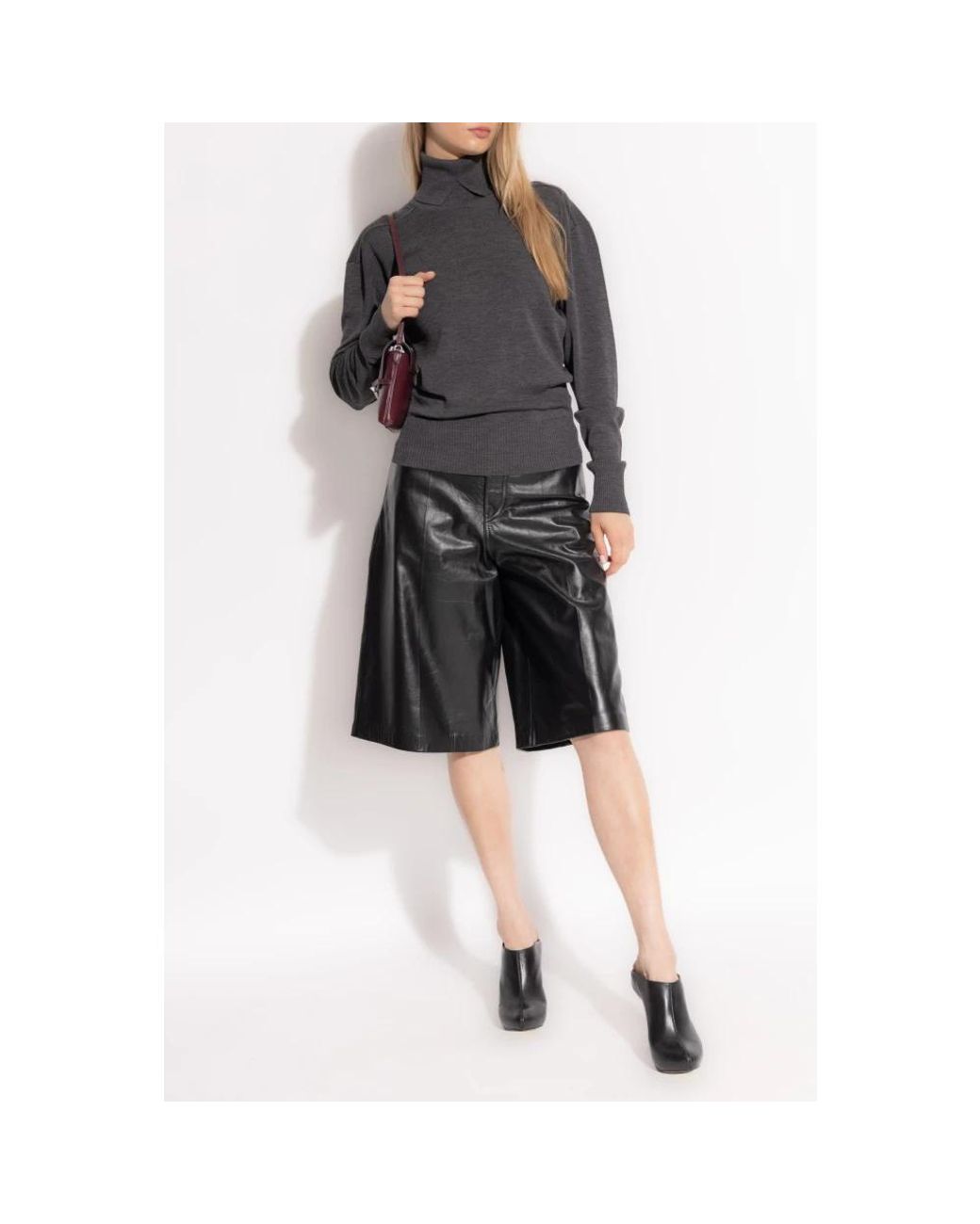Burberry Gray Turtlenecks