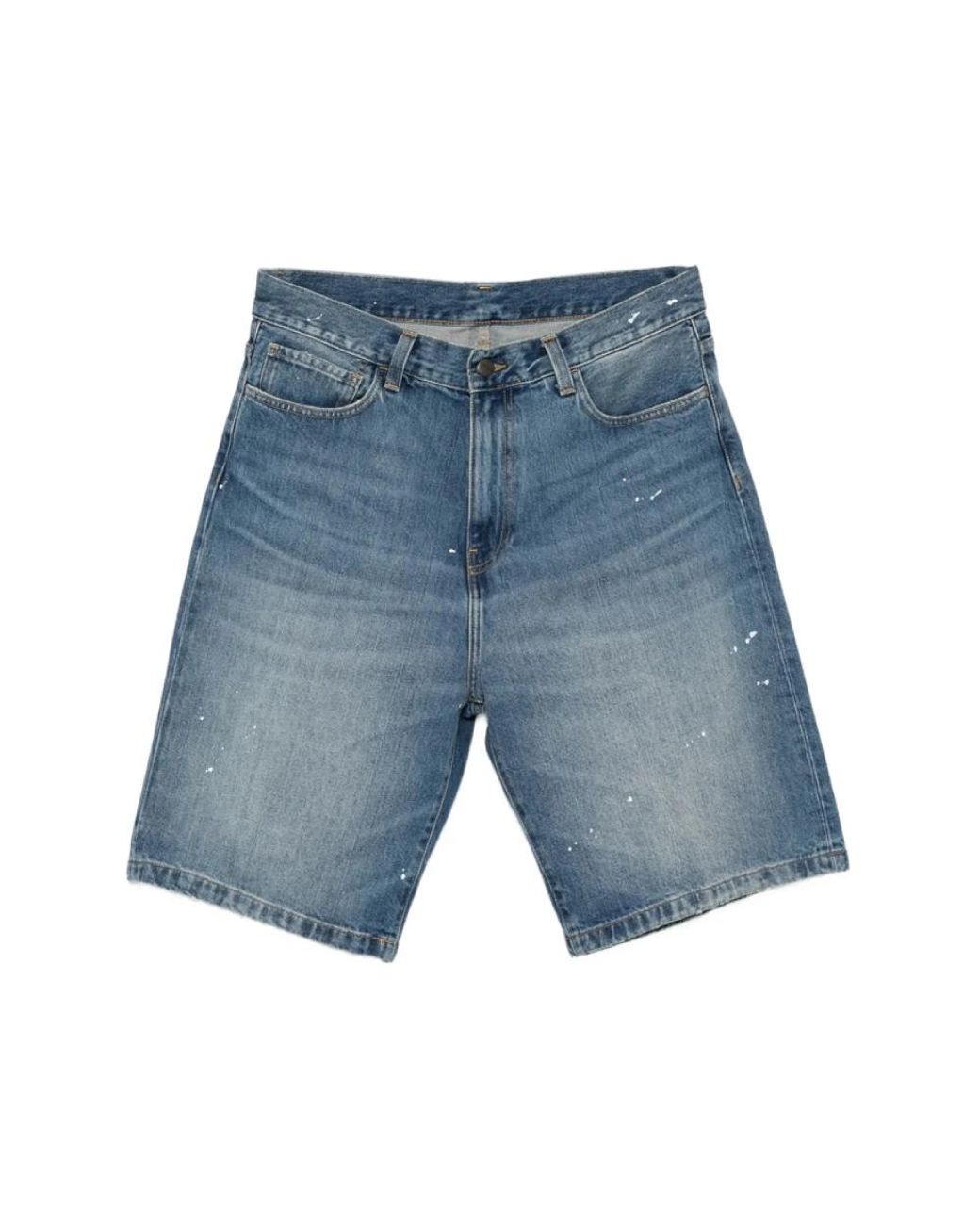 Carhartt Blue Denim Shorts for men
