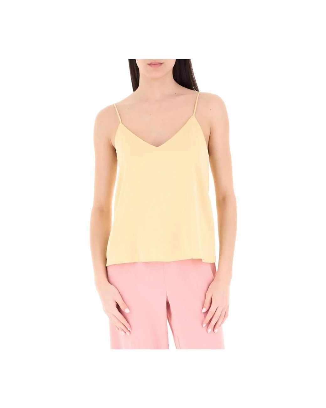 Marella Tops ,Geel ,Polyester Tops in het Pink