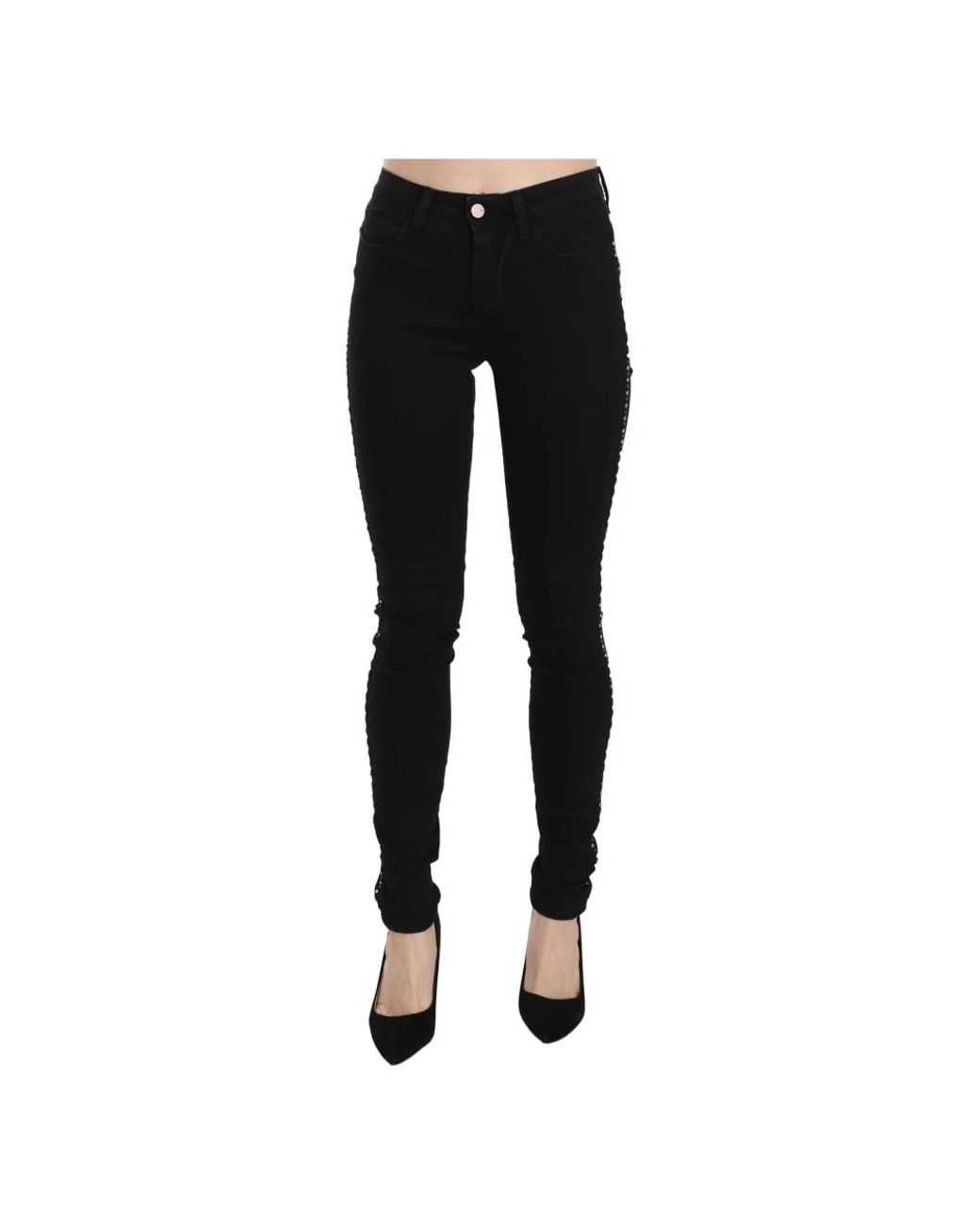 CoSTUME NATIONAL Black Skinny Fit Jeans