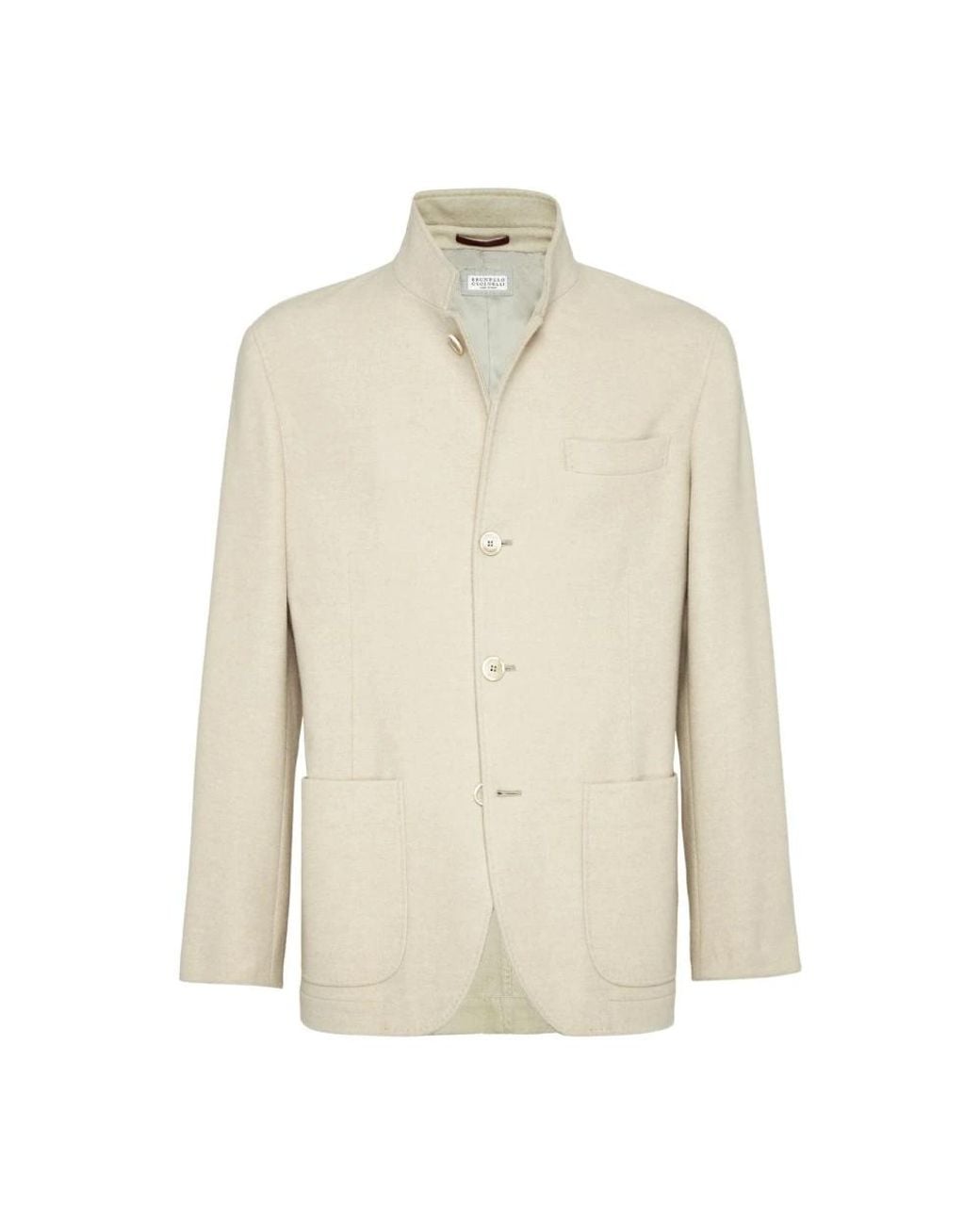 Brunello Cucinelli Natural Blazers for men