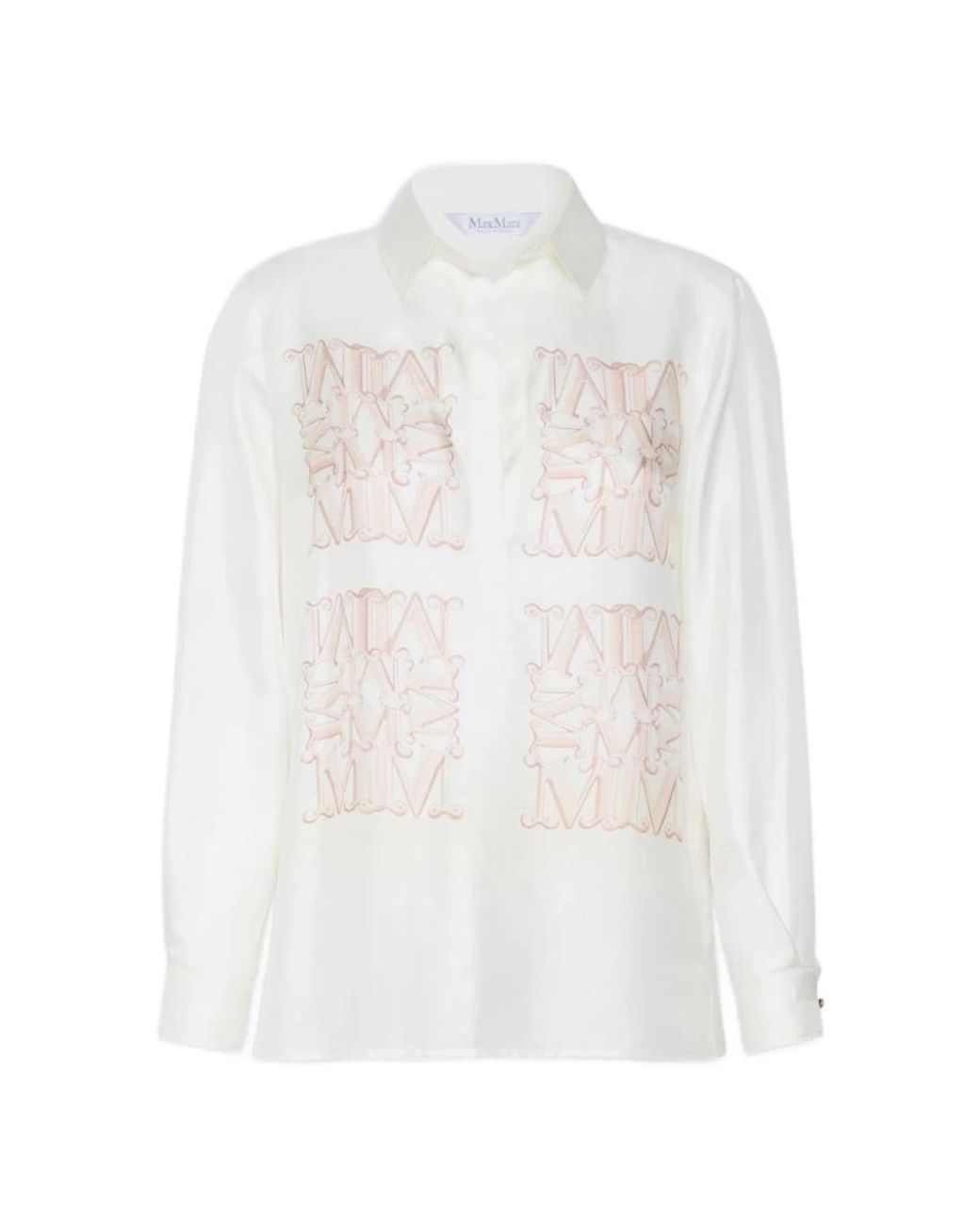 Max Mara White Blouses