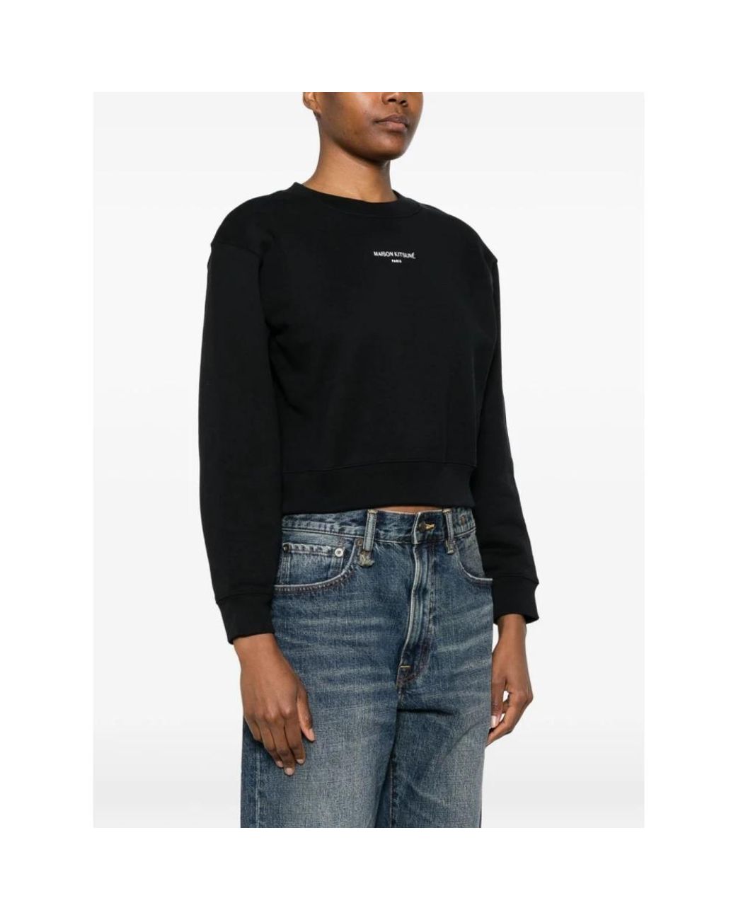 Maison Kitsuné Black Sweatshirts