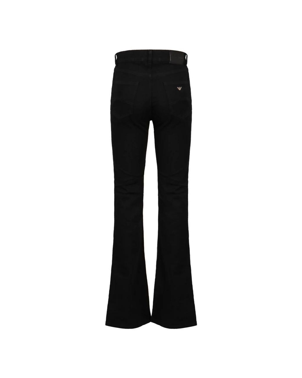 Emporio Armani Black Flared Jeans