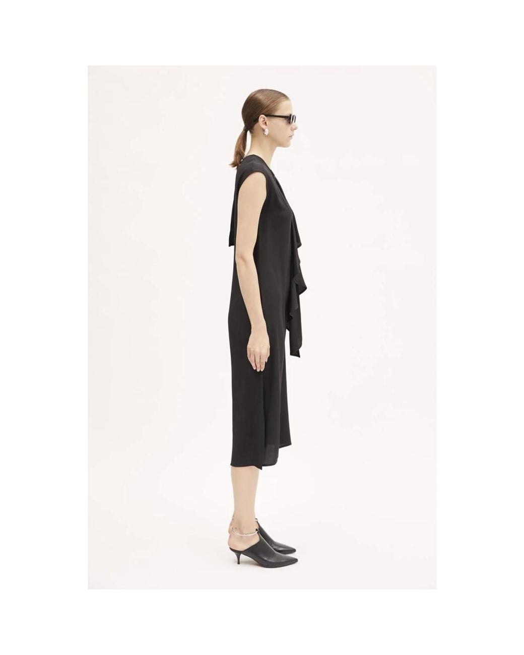 MEIMEIJ Black Midi Dresses