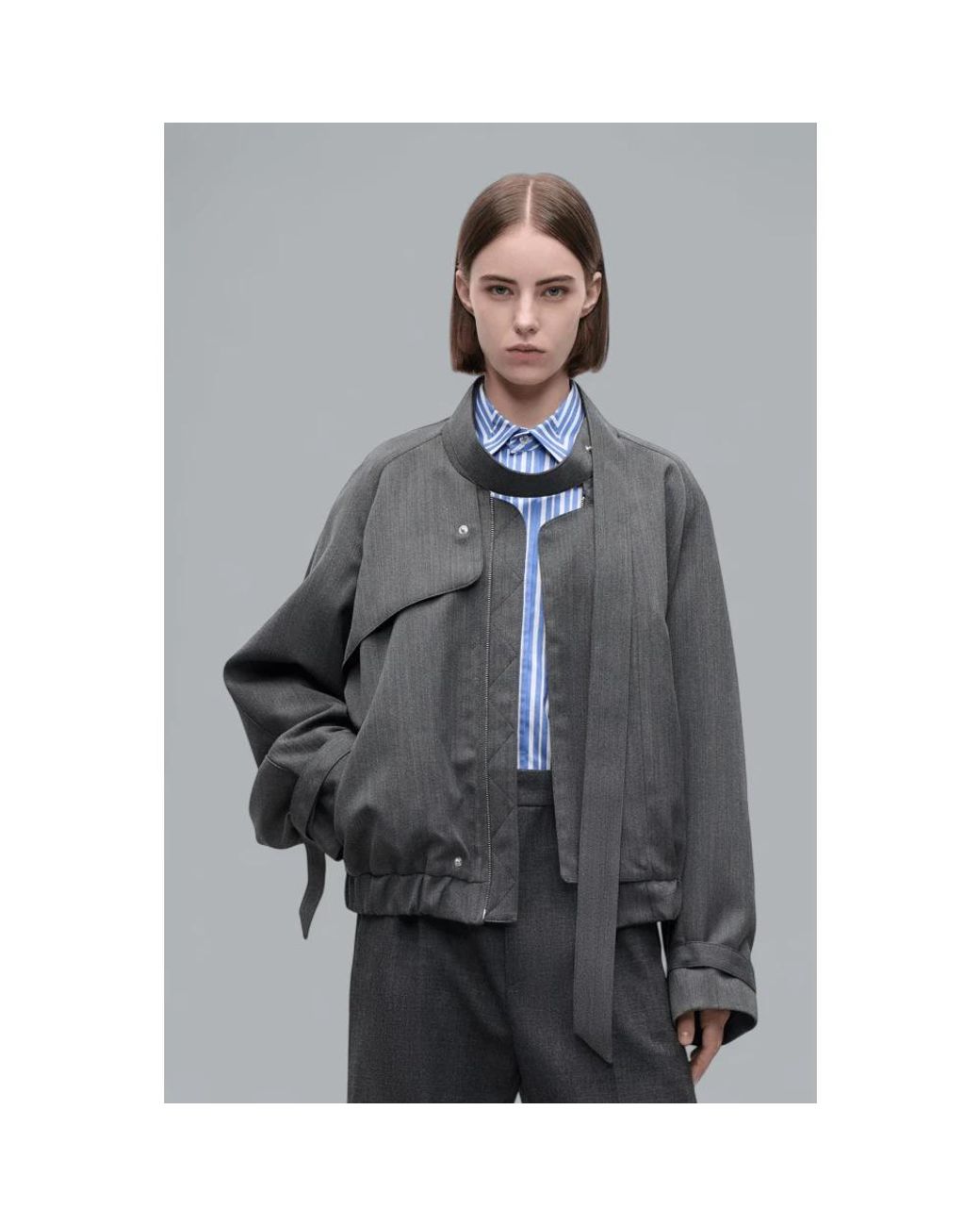 Victoria Beckham Black Bomber Jackets