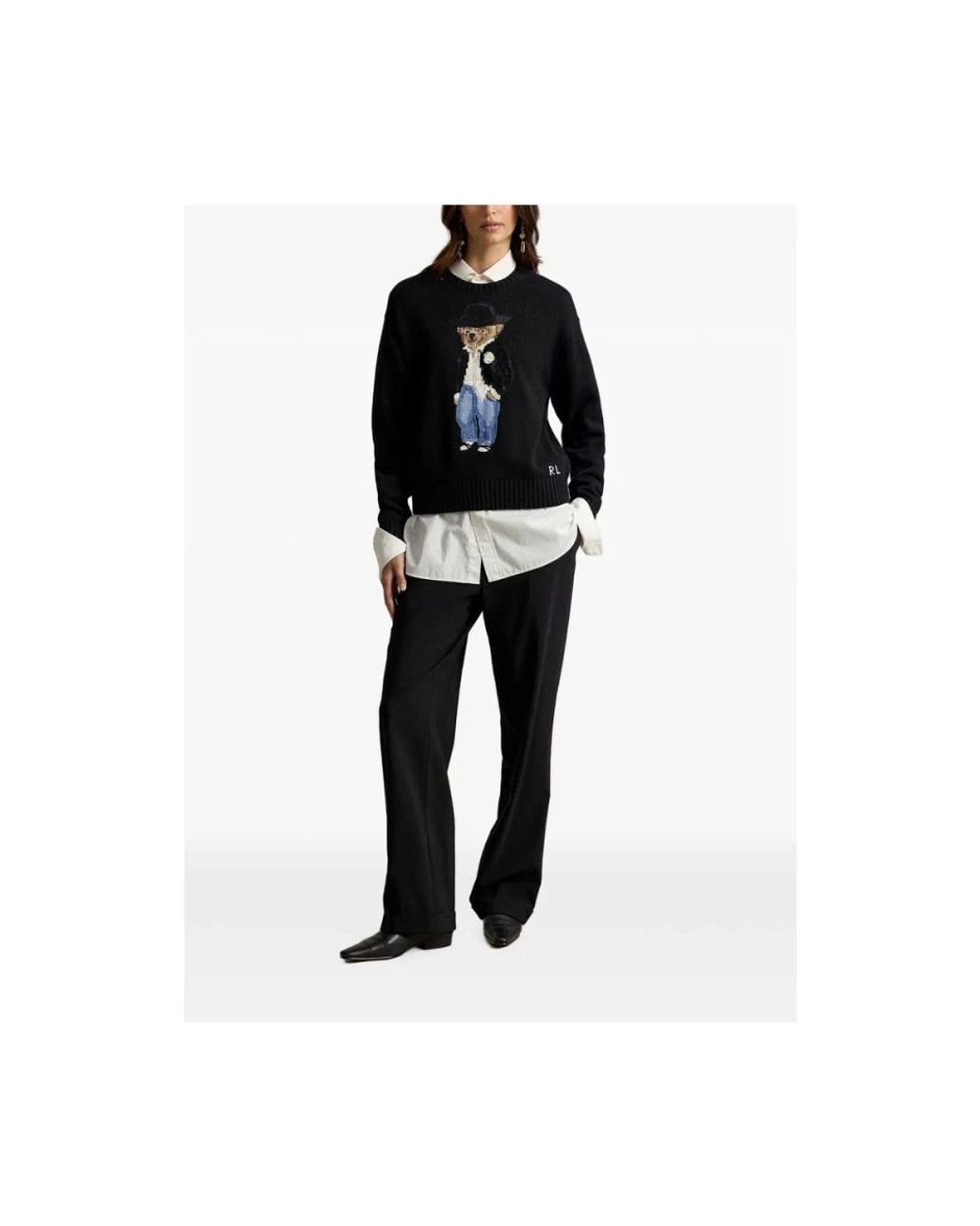 Ralph Lauren Black Round-Neck Knitwear