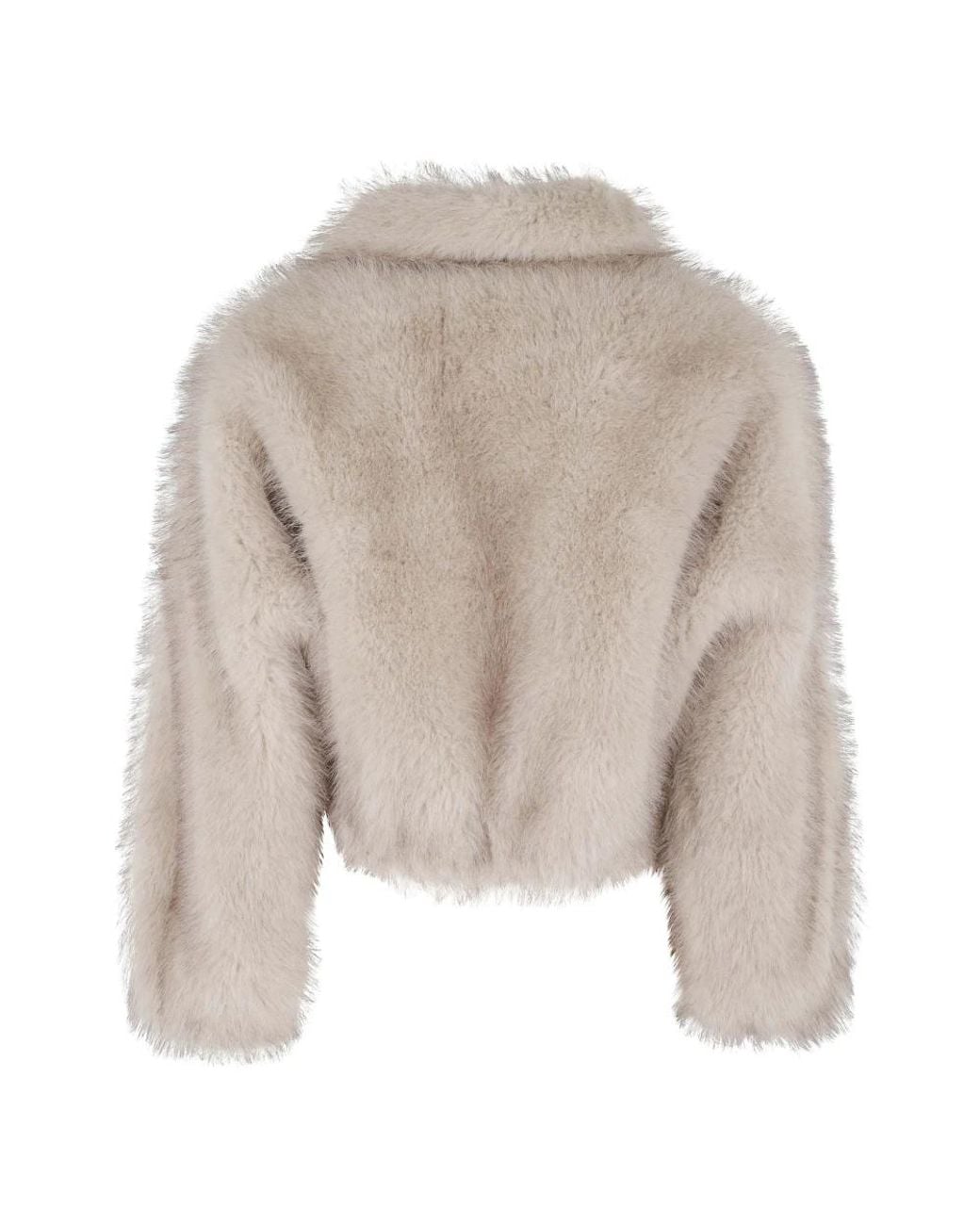 VALENTINI 1972 Gray Faux Fur & Shearling Jackets