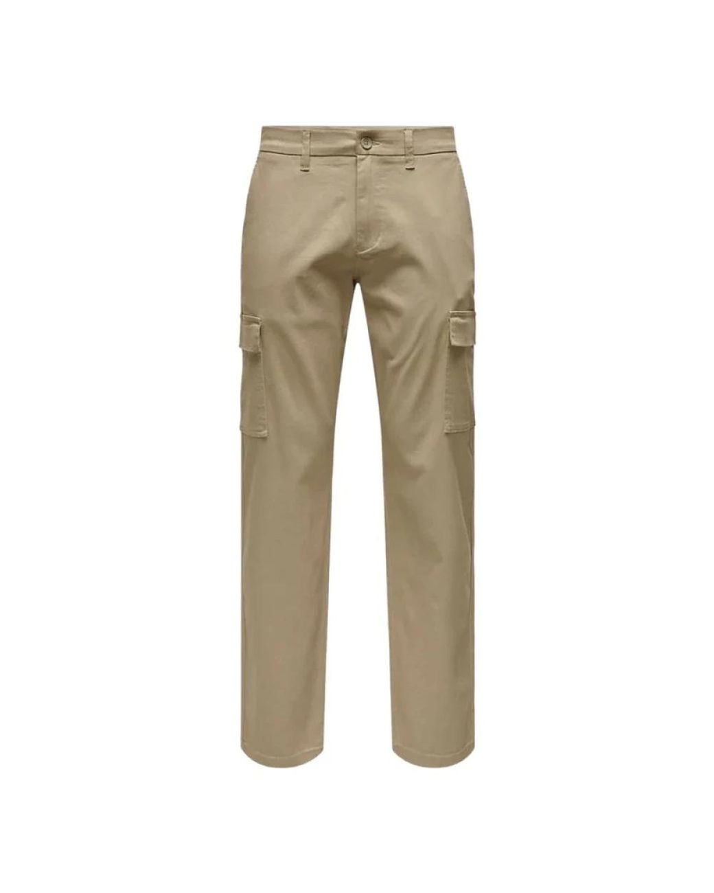 Only & Sons Natural Straight Trousers for men