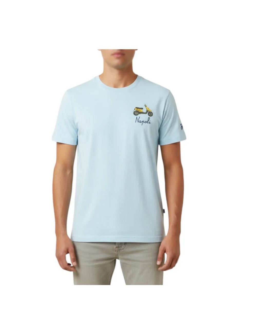 Mc2 Saint Barth Blue T-Shirts for men