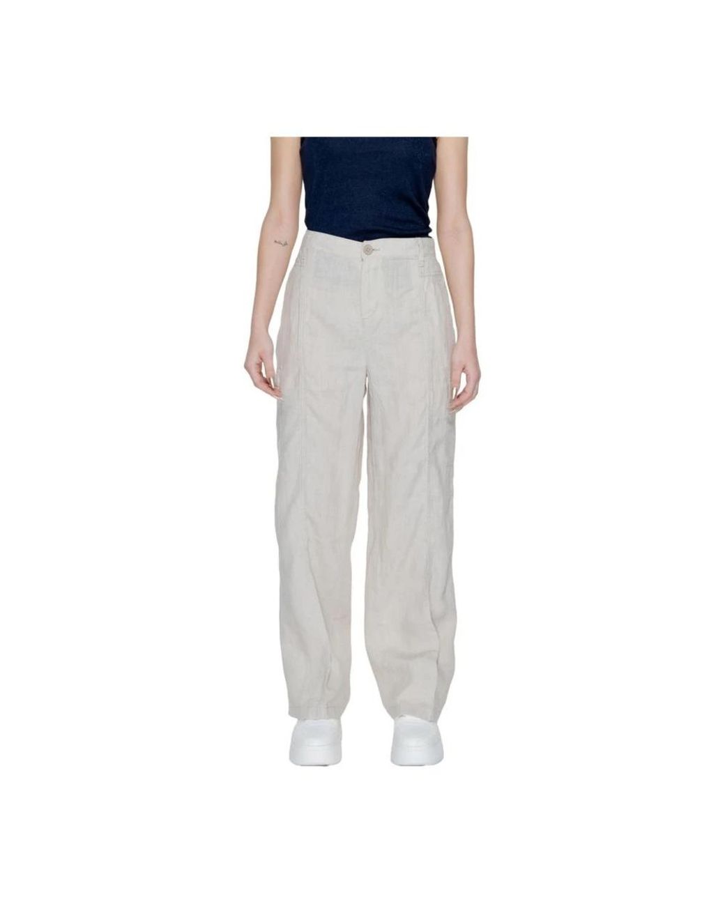 Street One Blue Wide Trousers