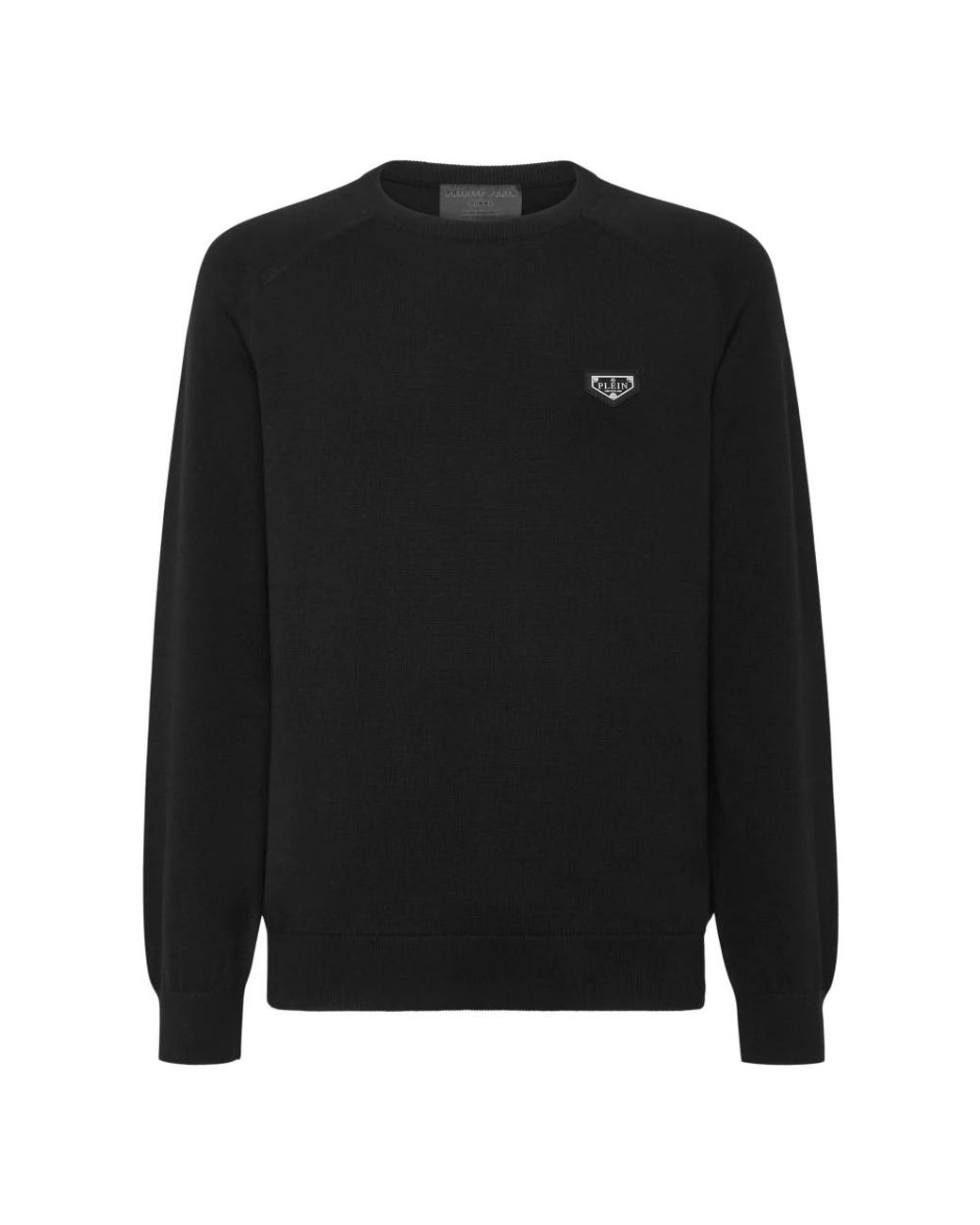Philipp Plein Pullover Rundhals Ls in Black für Herren