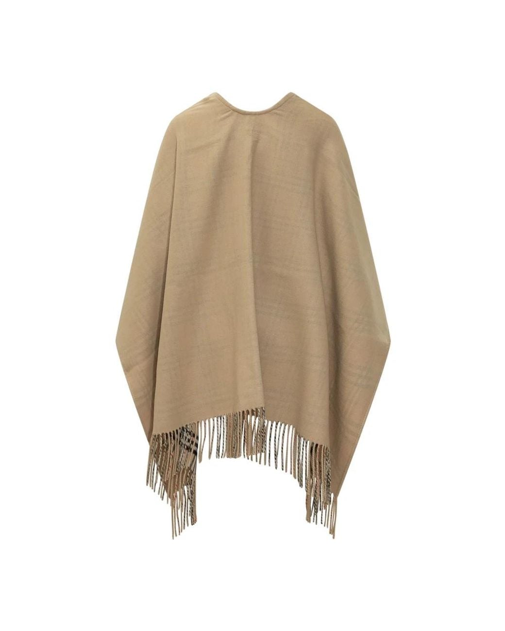 Burberry Metallic Ponchos