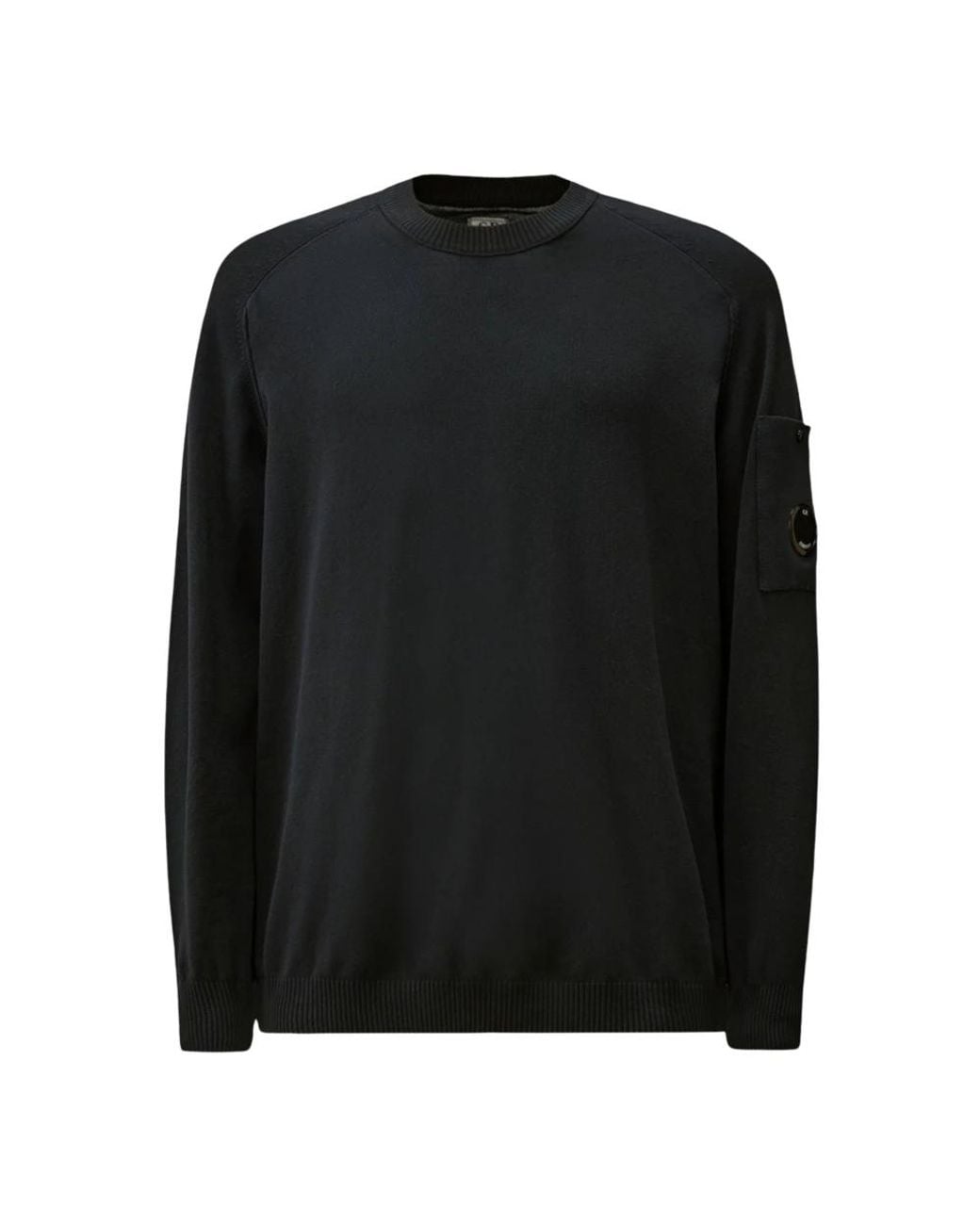 C P Company Black Round-Neck Knitwear for men