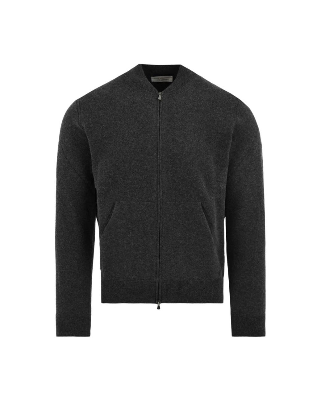 FILIPPO DE LAURENTIIS Fullzip Bomber in het Black voor heren