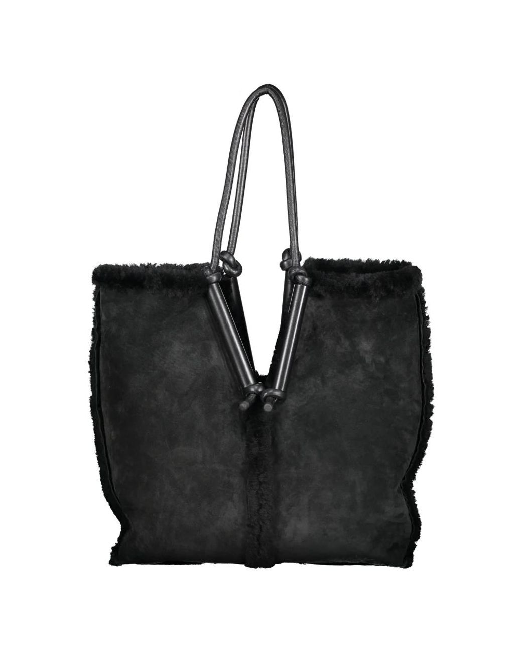 Bottega Veneta Black Shopping Bags