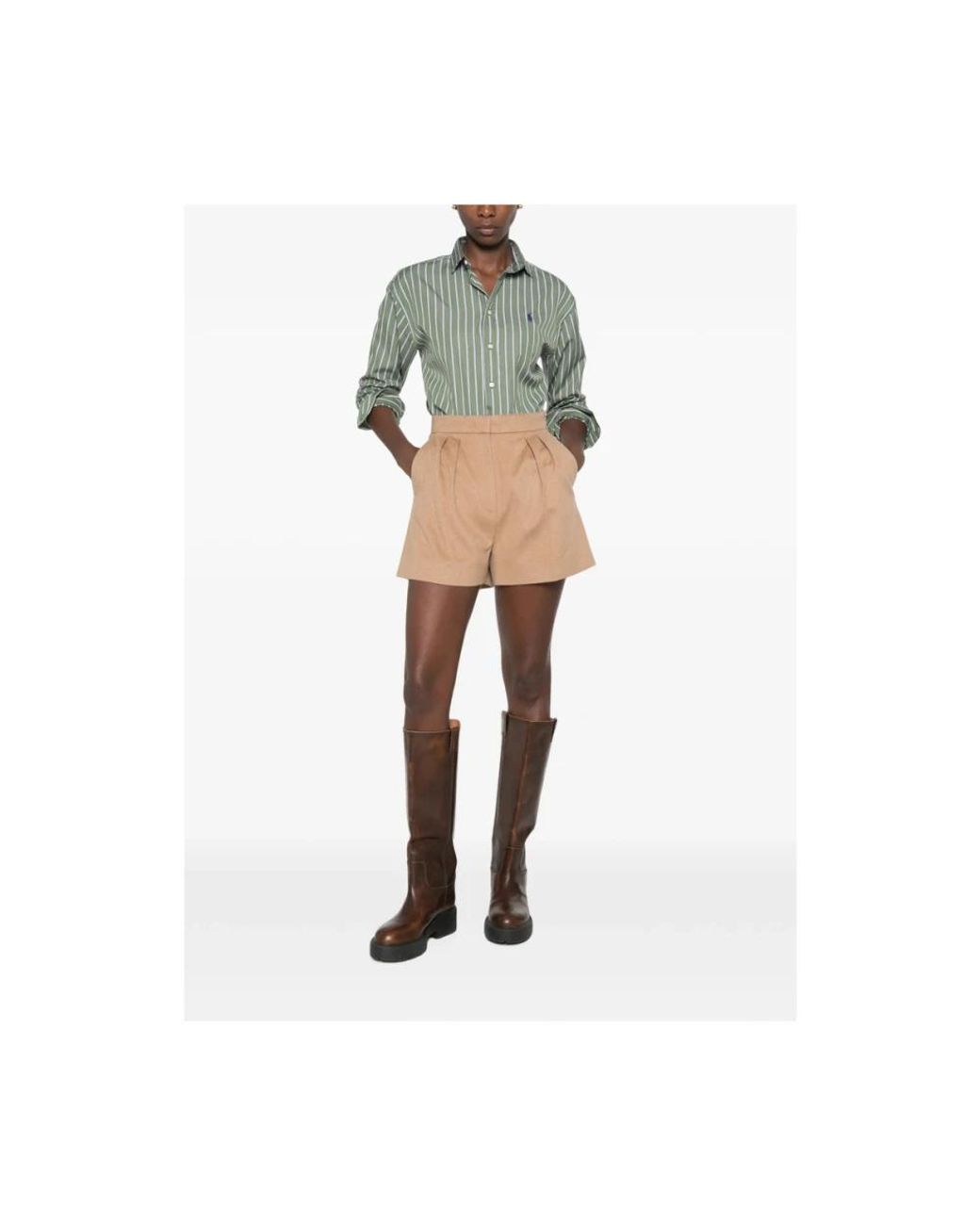 Max Mara Natural Short Shorts