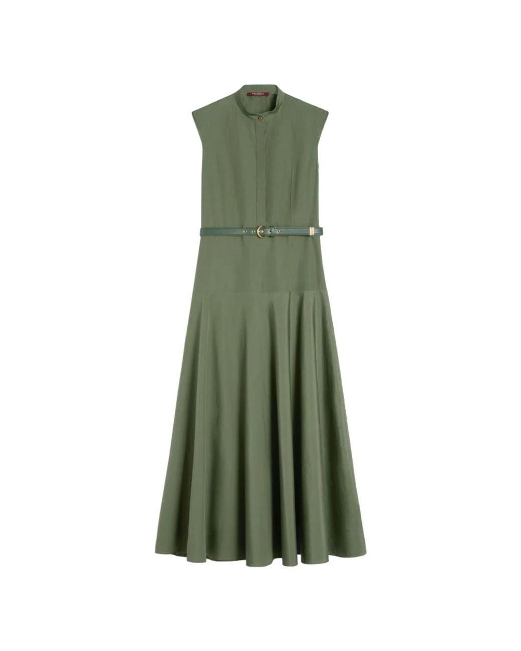 Max Mara Green Shirt Dresses