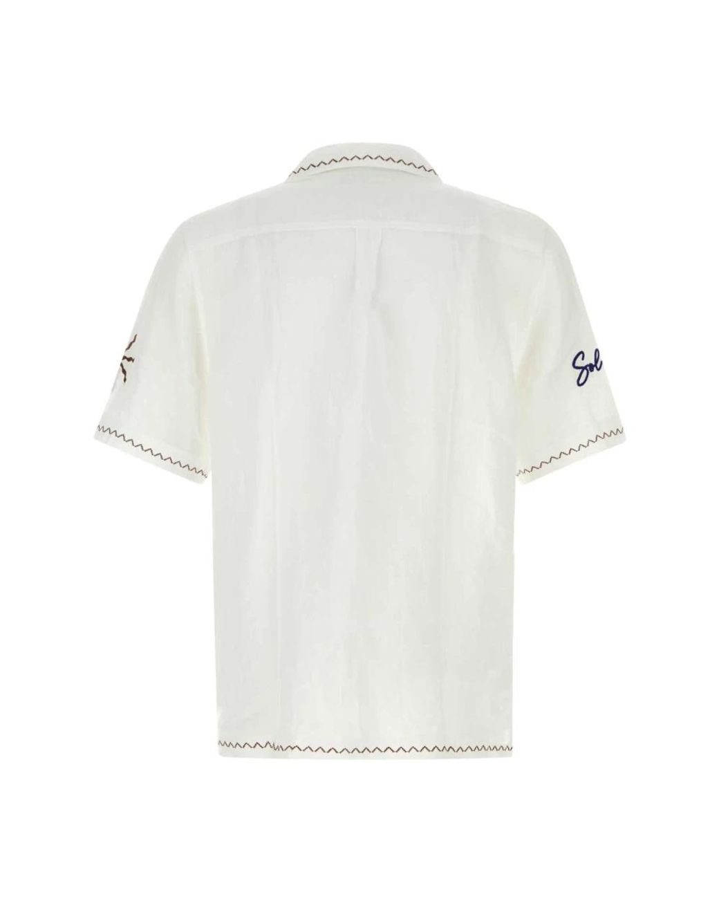 Frescobol Carioca White Short Sleeve Shirts for men