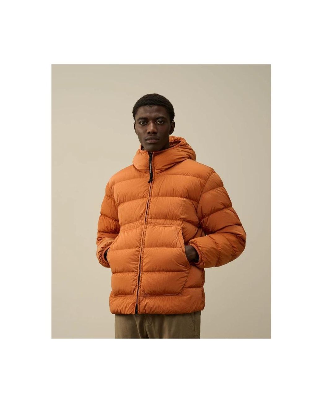 Down Jackets C P Company de hombre de color Orange
