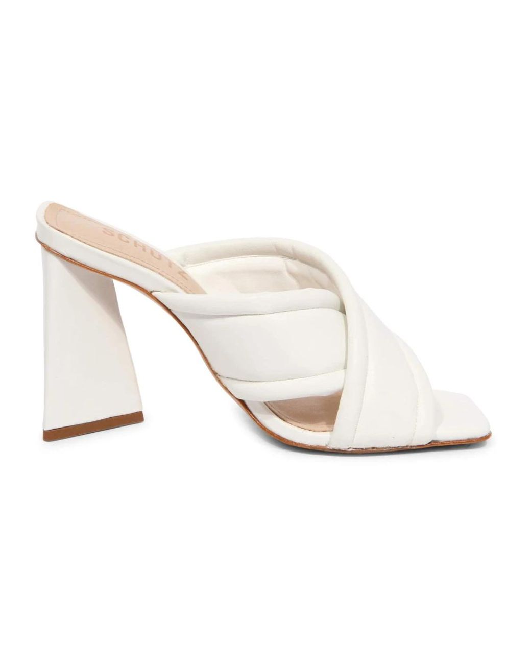 SCHUTZ SHOES White Heeled Mules