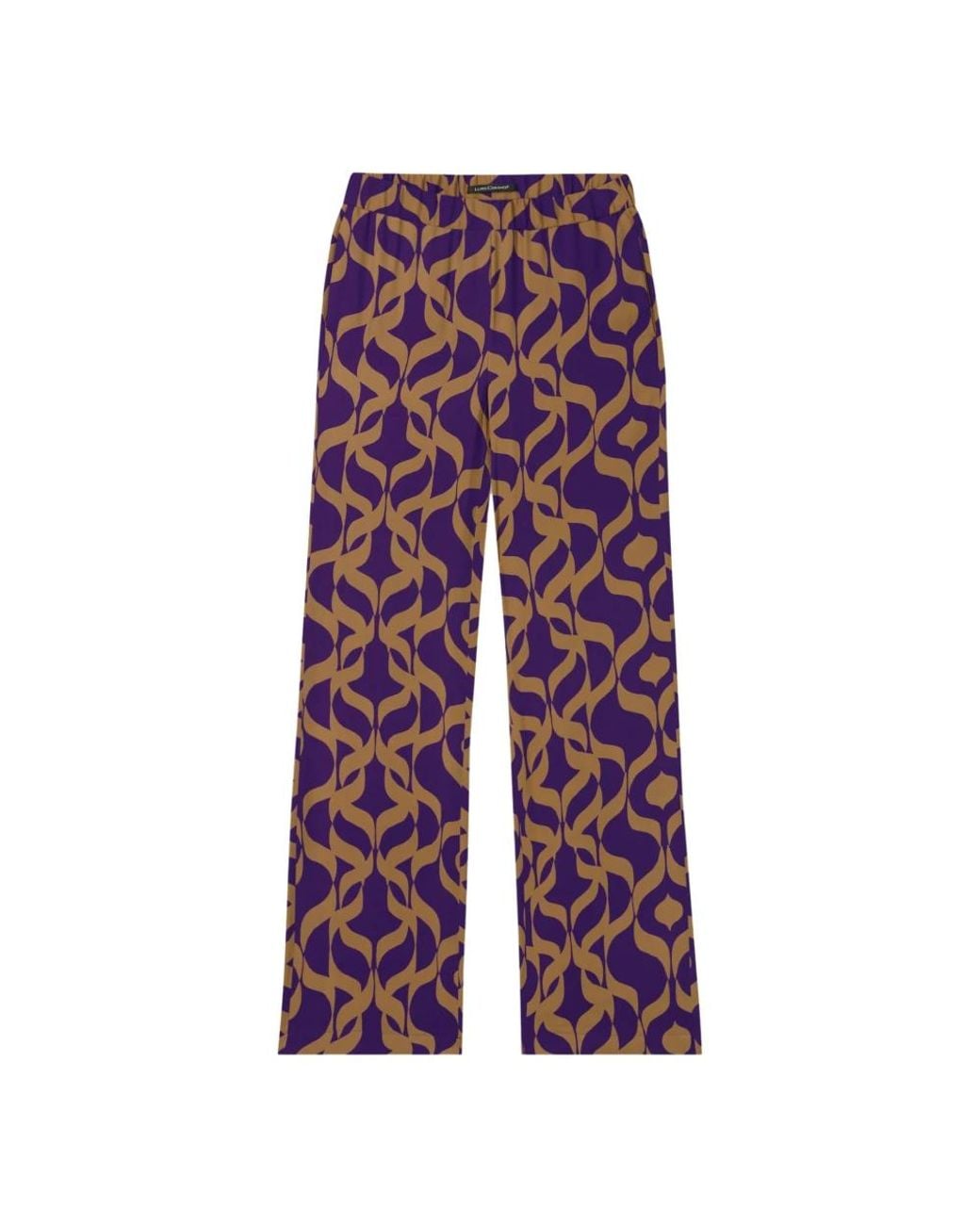 Luisa Cerano Red Wide Trousers