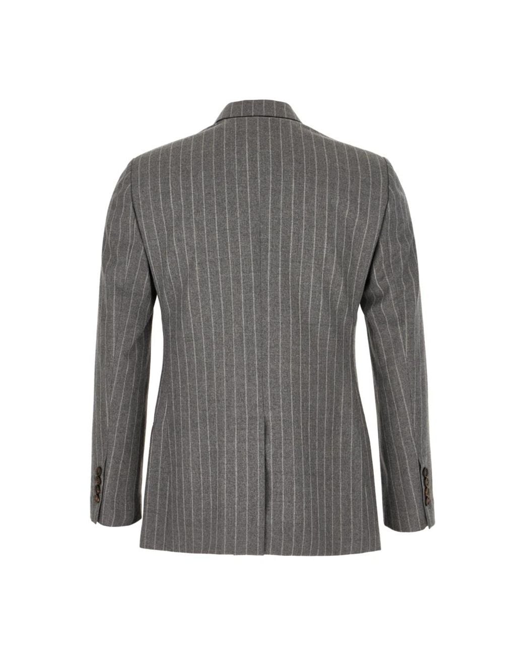 Brunello Cucinelli Gray Blazers