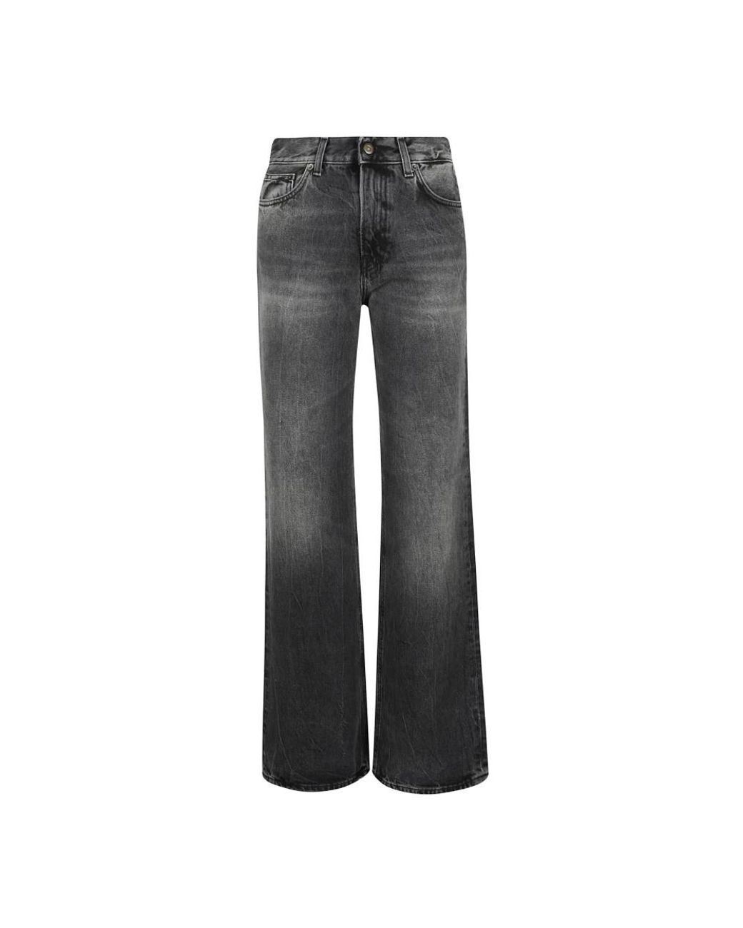 Haikure Jeans ,Zwart ,Katoen Korea Spider Jeans in het Gray