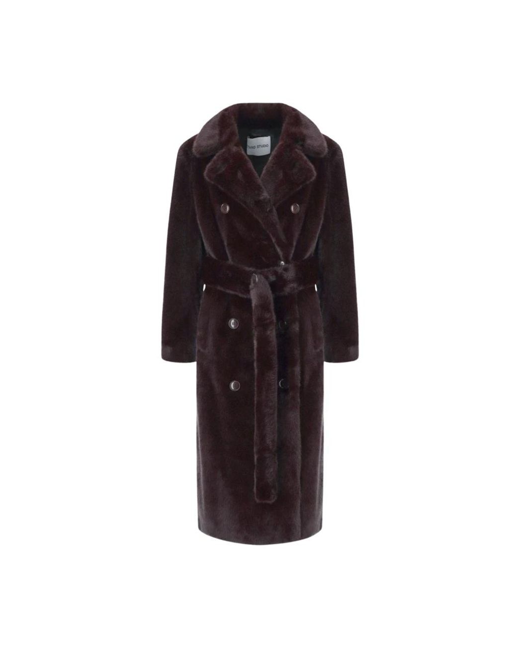 Stand Studio Black Double-Breasted Coats