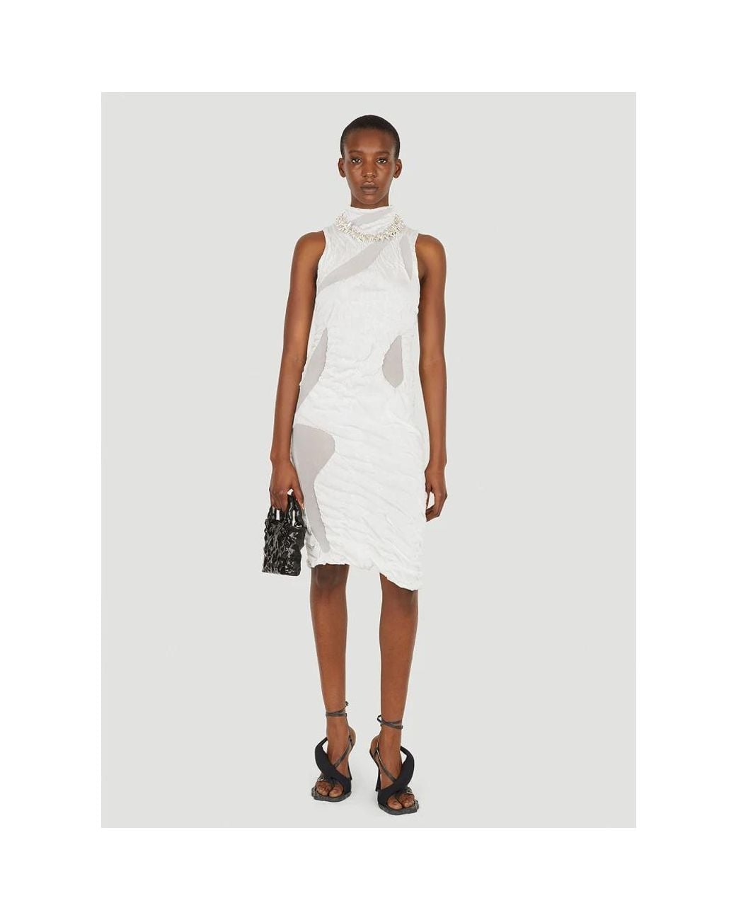 DI PETSA White Midi Dresses
