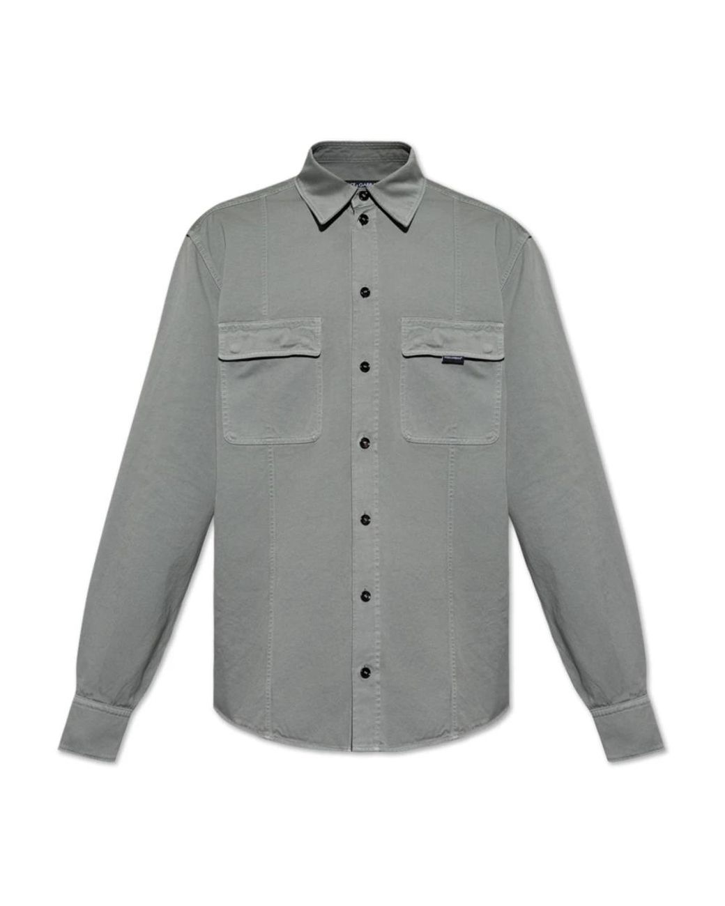 Dolce & Gabbana Gray Casual Shirts for men