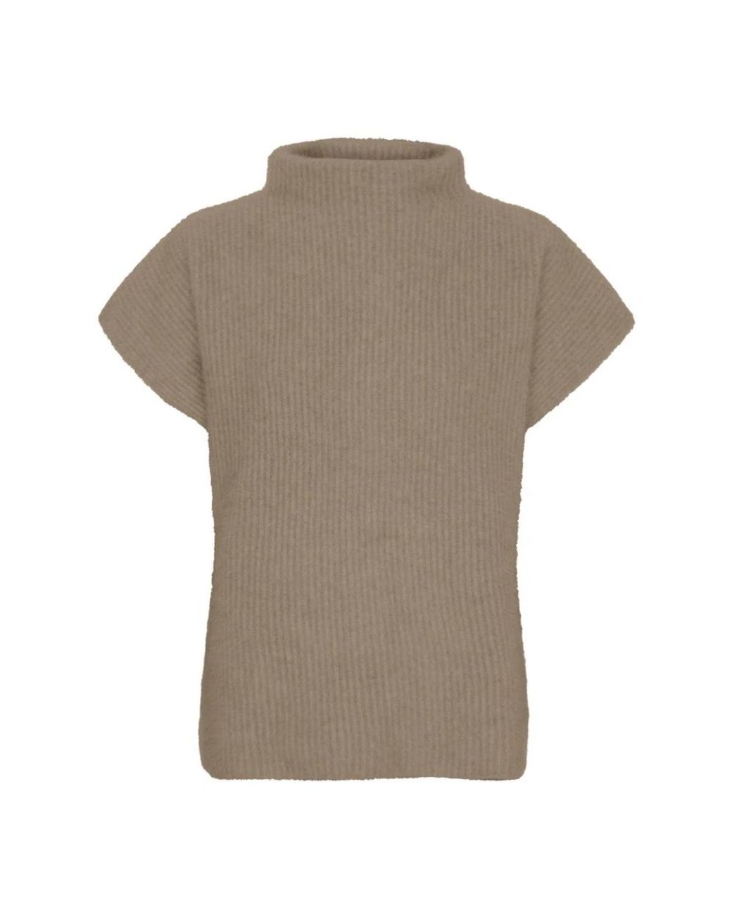 Btfcph Cashmere Raccoon Ss Pullover in het Gray
