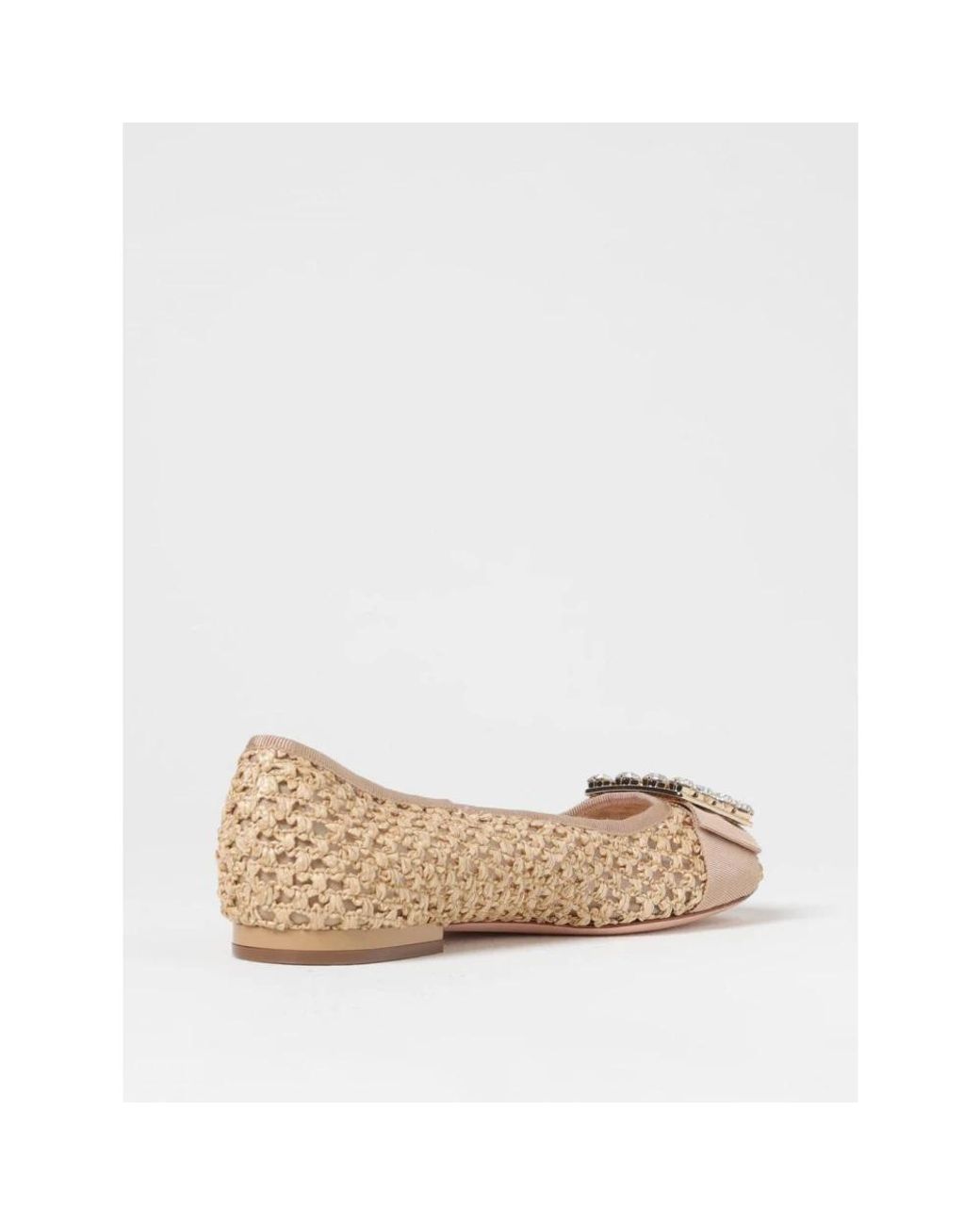 Roger Vivier Natural Ballerina Shoes