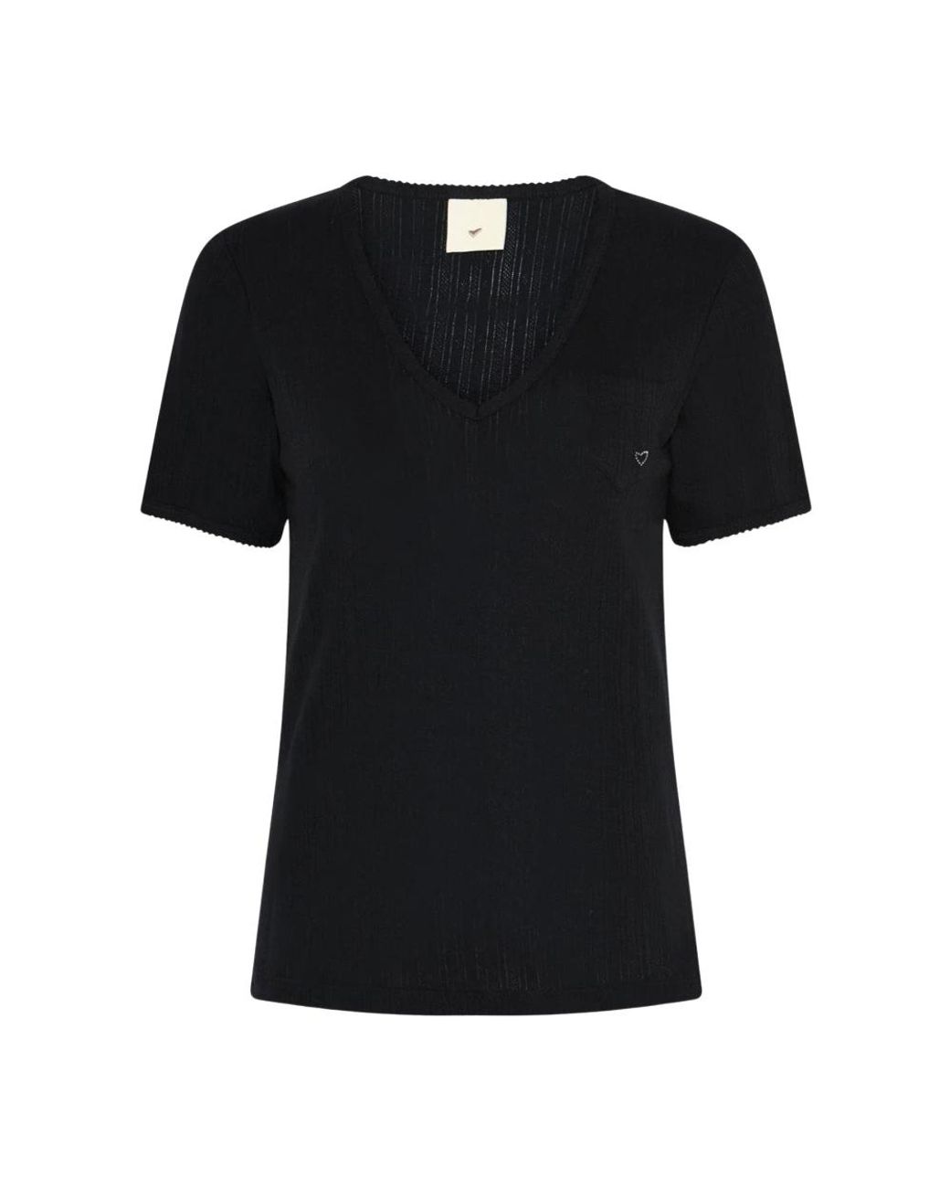 T-Shirts Heartmade de color Black