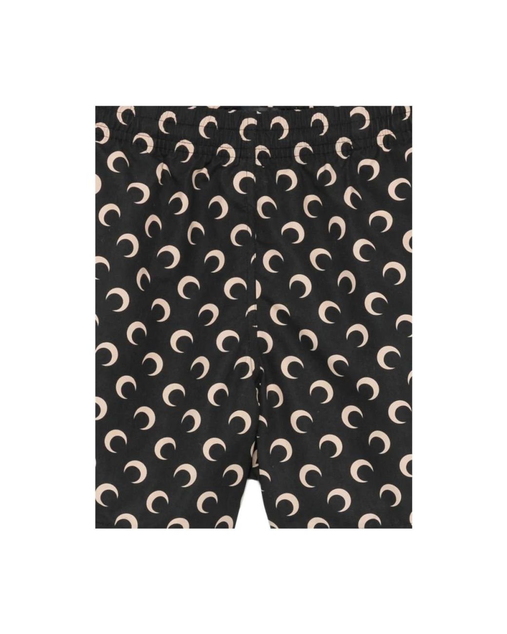 MARINE SERRE Black Moon Swim Shorts for men