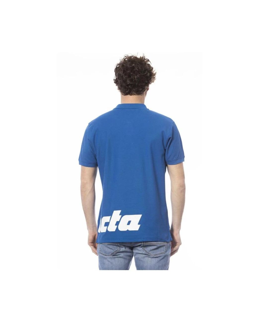 INVICTA WATCH Blue Polo Shirts for men