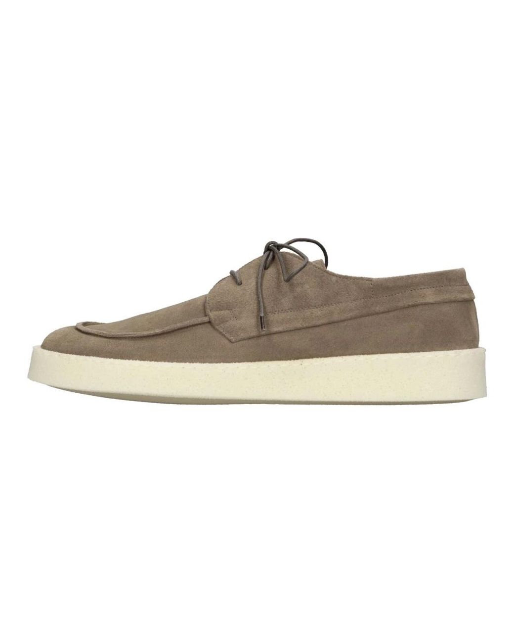 Pantanetti Brown Laced Shoes for men