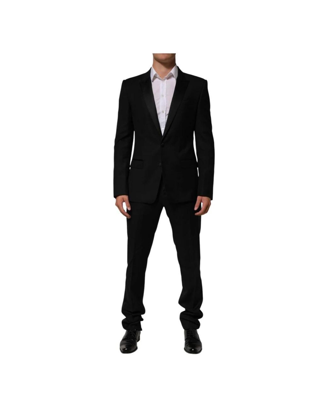 Dolce & Gabbana Kostuums ,Zwart ,Tweed Tweedelig Formeel Kostuum in het Black voor heren